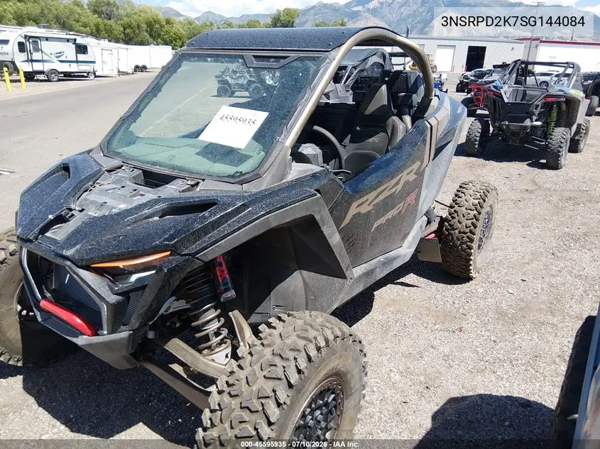 2025 Polaris Rzr Pro R Ultimate VIN: 3NSRPD2K7SG144084 Lot: 45595935