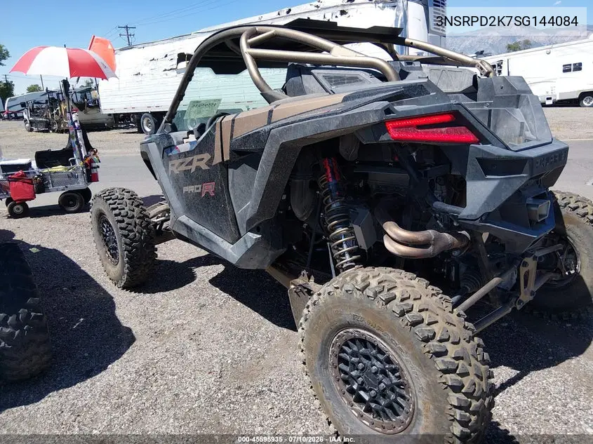2025 Polaris Rzr Pro R Ultimate VIN: 3NSRPD2K7SG144084 Lot: 45595935