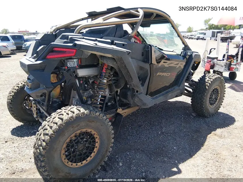 2025 Polaris Rzr Pro R Ultimate VIN: 3NSRPD2K7SG144084 Lot: 45595935