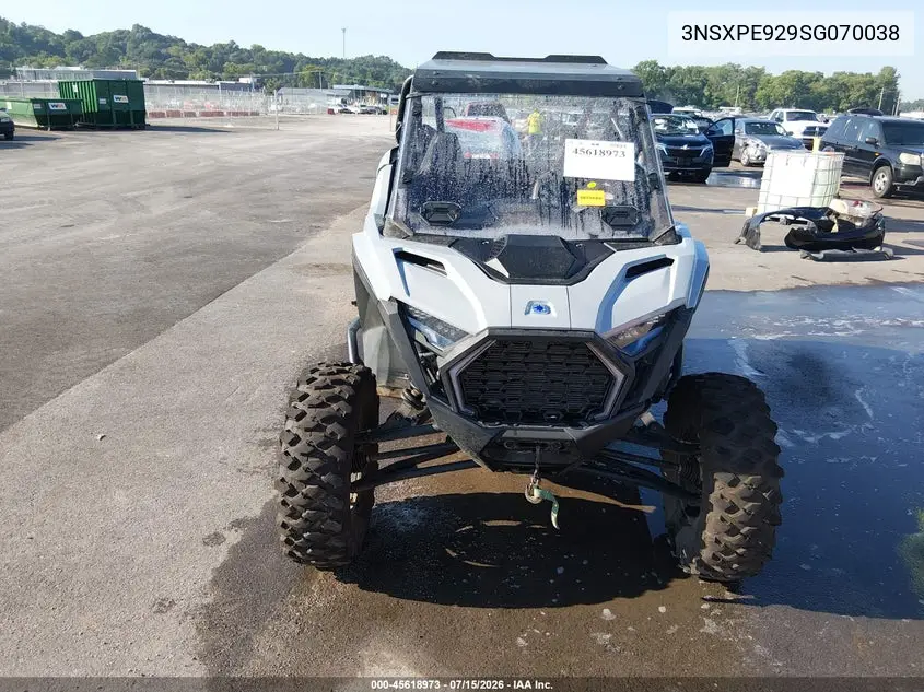 2025 Polaris Rzr Pro Xp Sport VIN: 3NSXPE929SG070038 Lot: 45618973