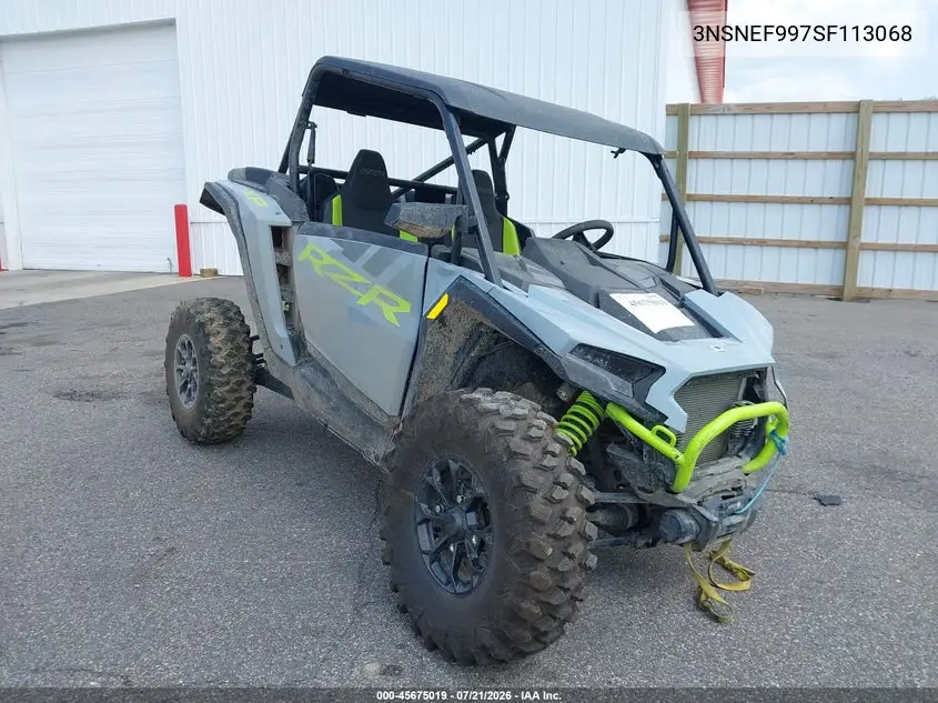 2025 Polaris Rzr Xp 1000 Ultimate VIN: 3NSNEF997SF113068 Lot: 45675019