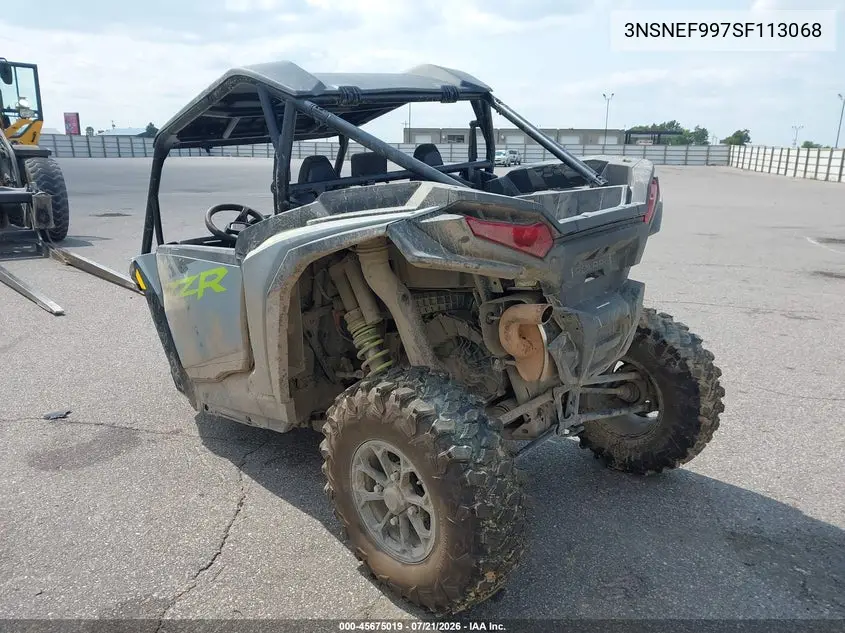 2025 Polaris Rzr Xp 1000 Ultimate VIN: 3NSNEF997SF113068 Lot: 45675019