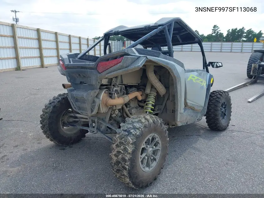 2025 Polaris Rzr Xp 1000 Ultimate VIN: 3NSNEF997SF113068 Lot: 45675019