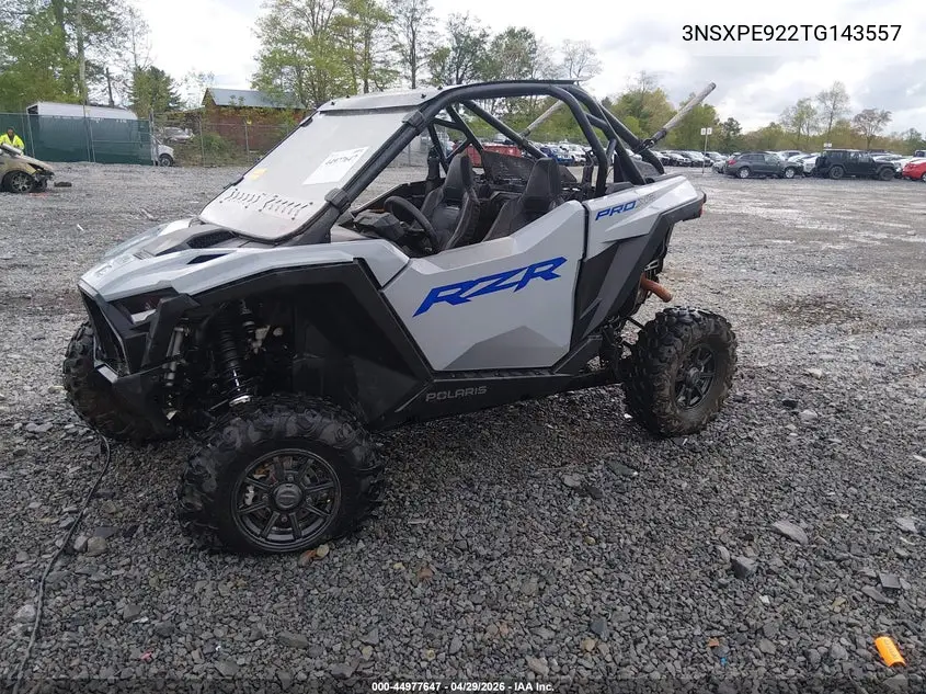 2026 Polaris Rzr Pro Xp Sport VIN: 3NSXPE922TG143557 Lot: 44977647