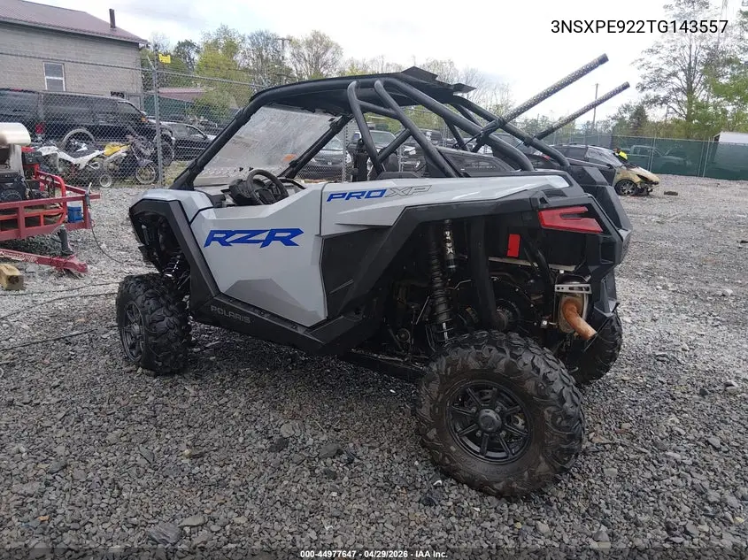 2026 Polaris Rzr Pro Xp Sport VIN: 3NSXPE922TG143557 Lot: 44977647