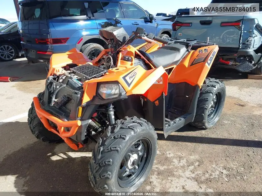 2021 Polaris Scrambler 850 VIN: 4XASVA855MB784015 Lot: 44143618