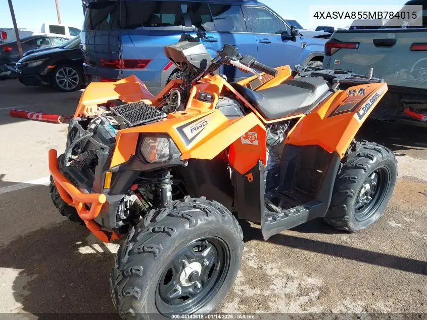 2021 Polaris Scrambler 850 VIN: 4XASVA855MB784015 Lot: 44143618