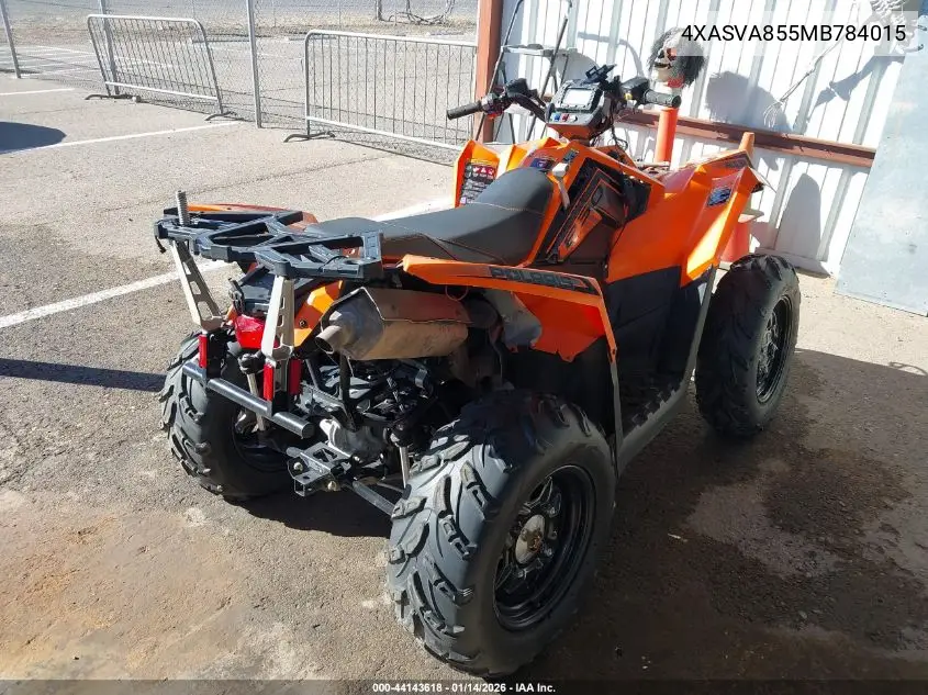 2021 Polaris Scrambler 850 VIN: 4XASVA855MB784015 Lot: 44143618