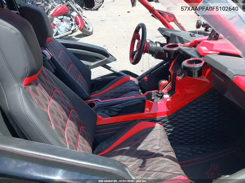 2015 Polaris Slingshot Sl VIN: 57XAAPFA0F5102640 Lot: 45465749