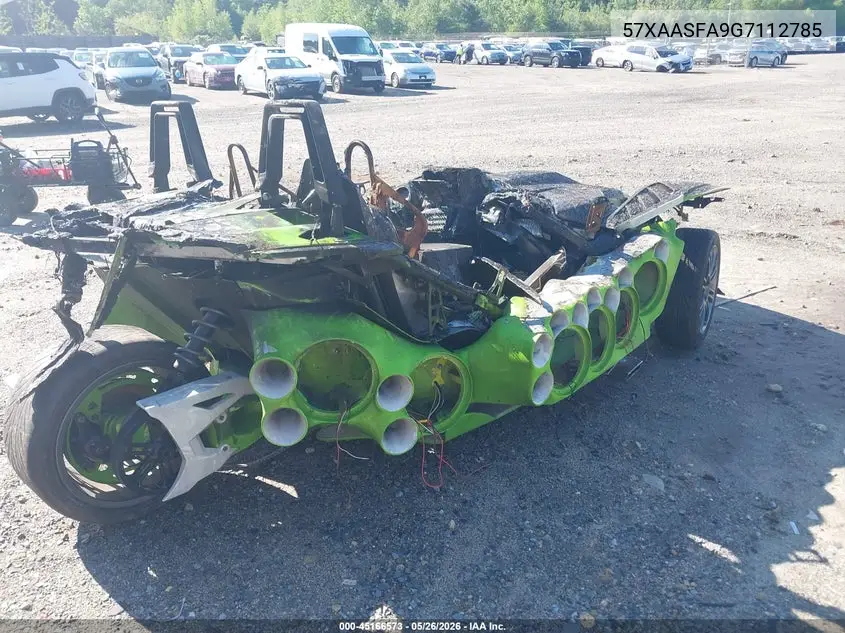 2016 Polaris Slingshot VIN: 57XAASFA9G7112785 Lot: 45166573