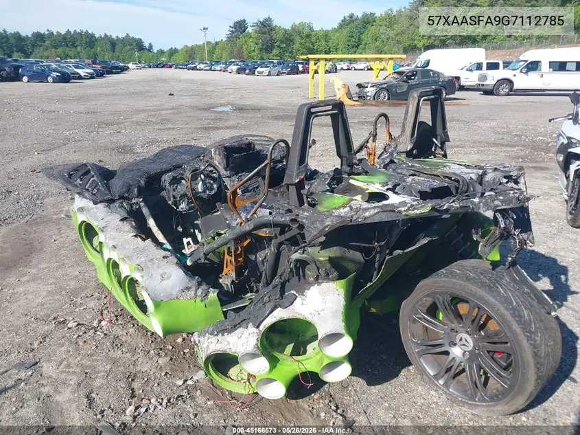2016 Polaris Slingshot VIN: 57XAASFA9G7112785 Lot: 45166573