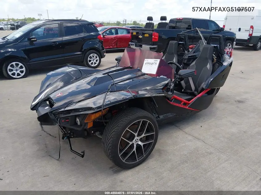 2016 Polaris Slingshot Sl VIN: 57XAAPFAXG5107507 Lot: 45504875