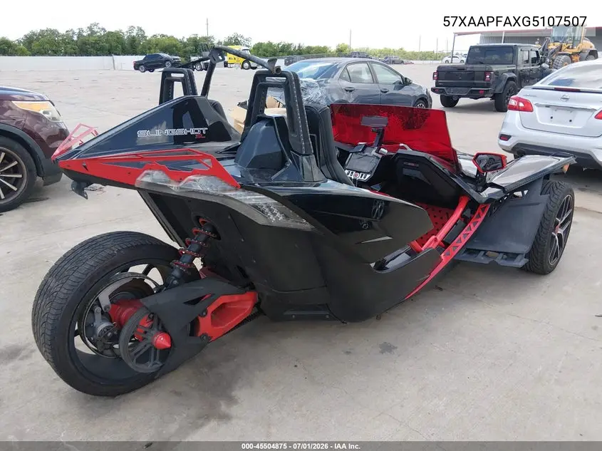 2016 Polaris Slingshot Sl VIN: 57XAAPFAXG5107507 Lot: 45504875