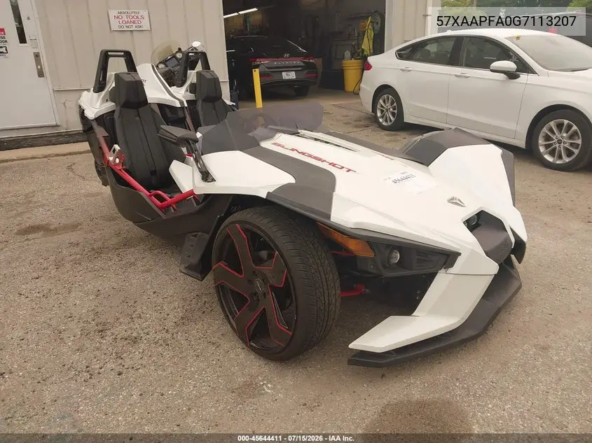 2016 Polaris Slingshot Sl VIN: 57XAAPFA0G7113207 Lot: 45644411