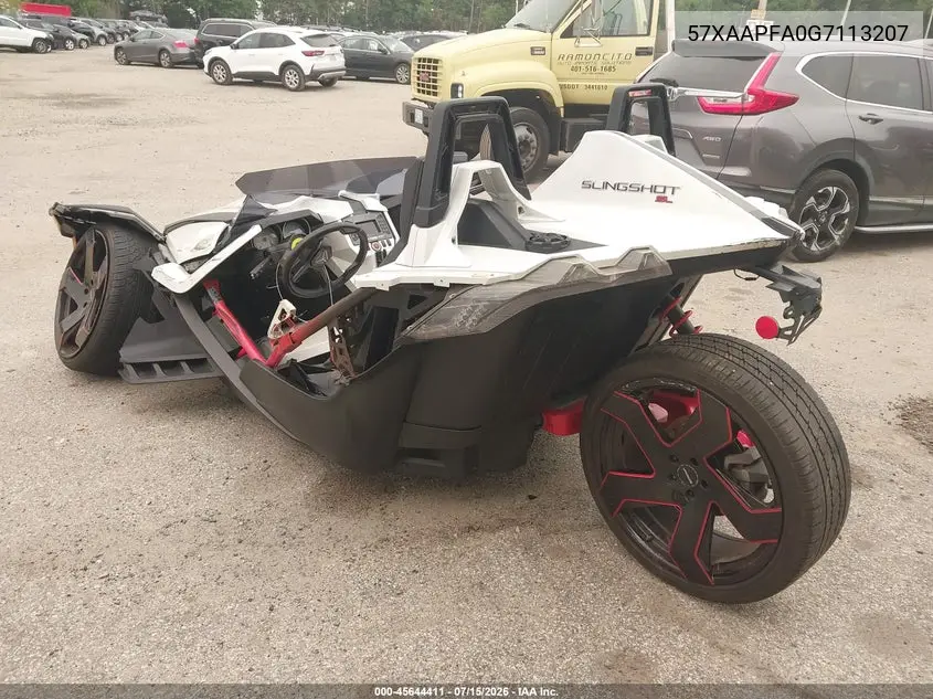 2016 Polaris Slingshot Sl VIN: 57XAAPFA0G7113207 Lot: 45644411