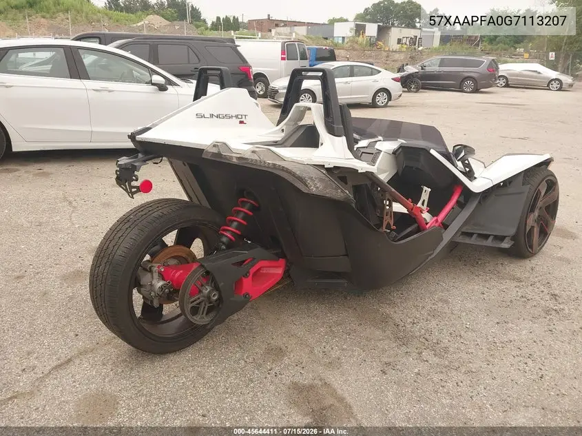 2016 Polaris Slingshot Sl VIN: 57XAAPFA0G7113207 Lot: 45644411
