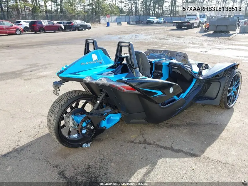 2020 Polaris Slingshot R VIN: 57XAARHB3L8138513 Lot: 44928695