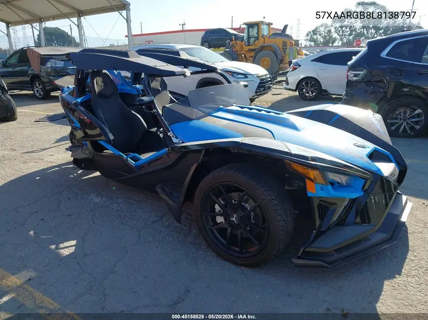 2020 Polaris Slingshot VIN: 57XAARGB8L8138797 Lot: 45158528