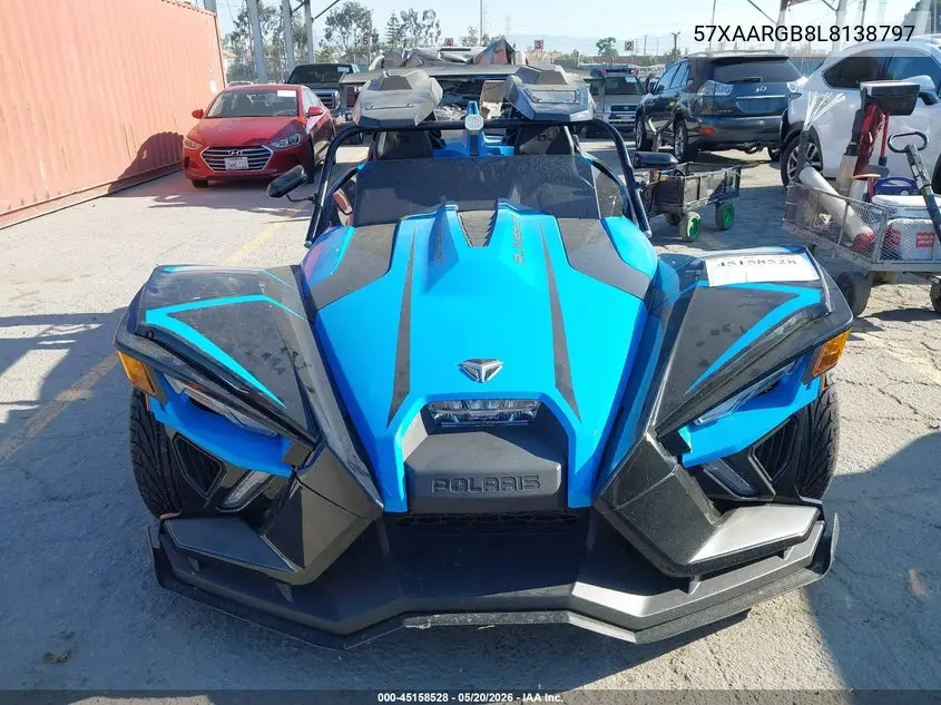 2020 Polaris Slingshot VIN: 57XAARGB8L8138797 Lot: 45158528