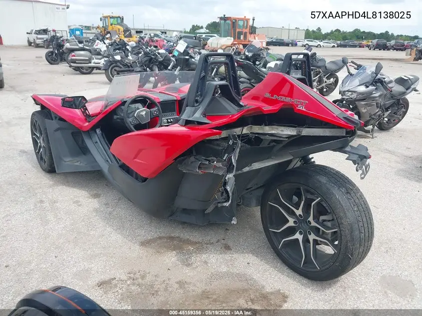 2020 Polaris Slingshot Sl VIN: 57XAAPHD4L8138025 Lot: 45159356