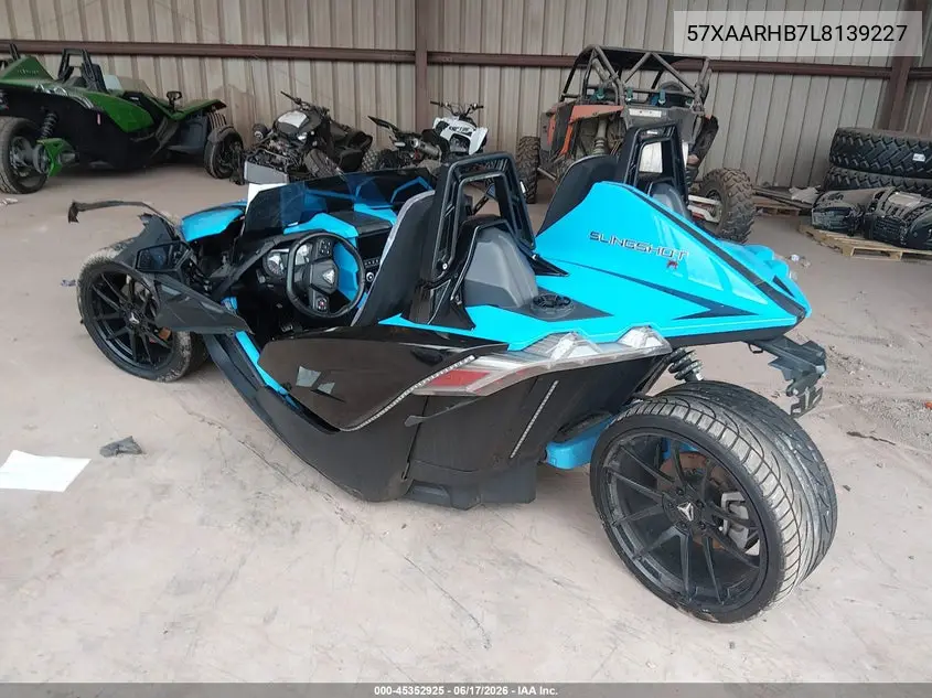 2020 Polaris Slingshot R VIN: 57XAARHB7L8139227 Lot: 45352925