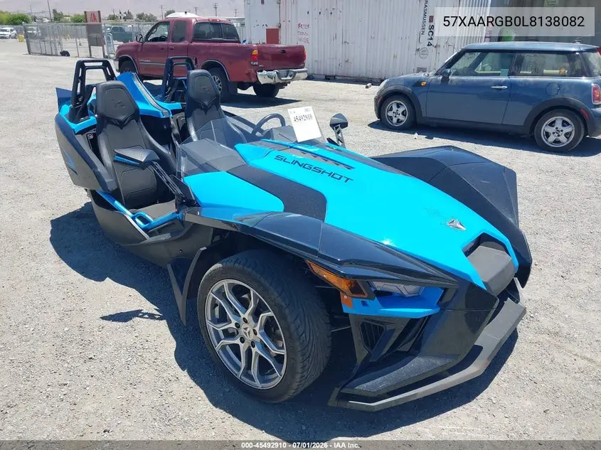 2020 Polaris Slingshot VIN: 57XAARGB0L8138082 Lot: 45492910