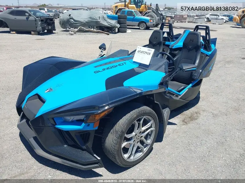 2020 Polaris Slingshot VIN: 57XAARGB0L8138082 Lot: 45492910