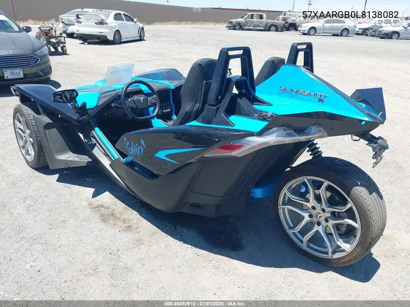 2020 Polaris Slingshot VIN: 57XAARGB0L8138082 Lot: 45492910