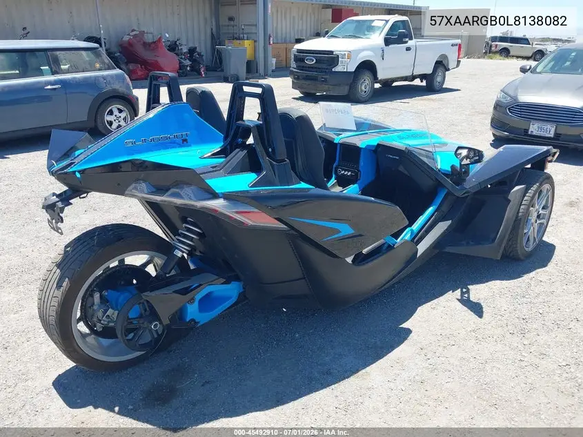 2020 Polaris Slingshot VIN: 57XAARGB0L8138082 Lot: 45492910