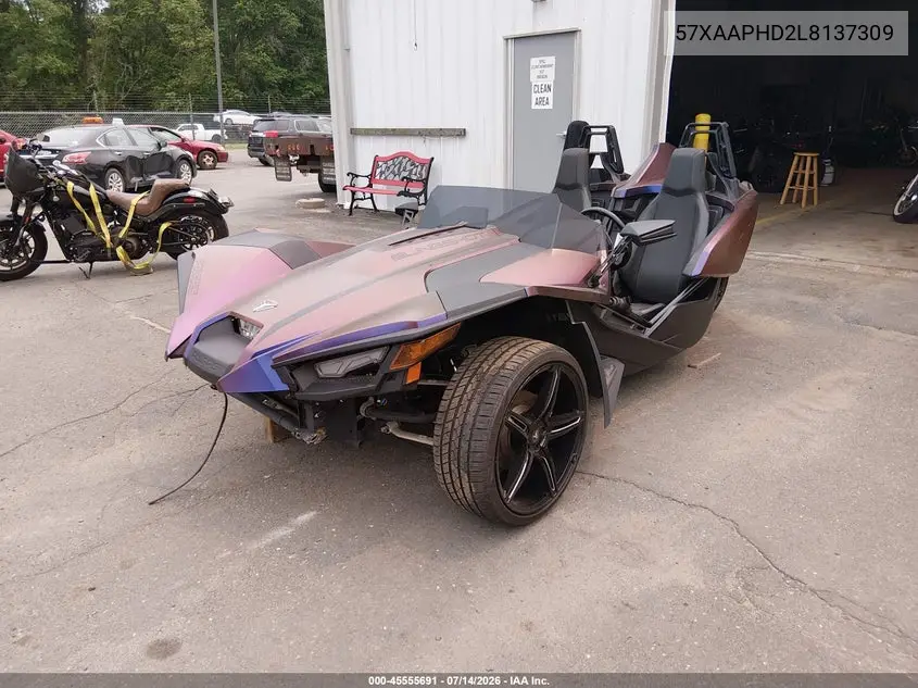 2020 Polaris Slingshot Sl VIN: 57XAAPHD2L8137309 Lot: 45555691