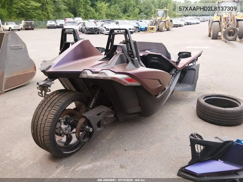 2020 Polaris Slingshot Sl VIN: 57XAAPHD2L8137309 Lot: 45555691