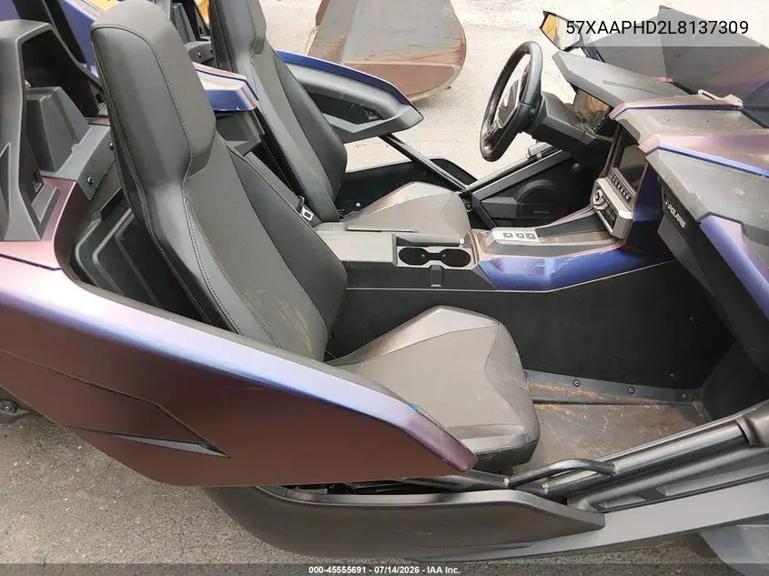 2020 Polaris Slingshot Sl VIN: 57XAAPHD2L8137309 Lot: 45555691