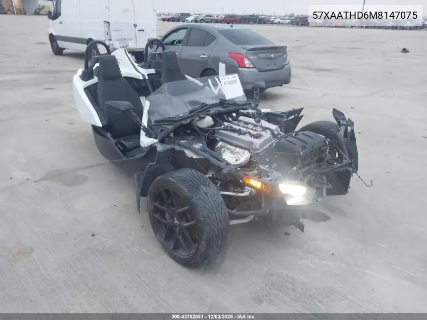 2021 Polaris Slingshot S With Technology Package VIN: 57XAATHD6M8147075 Lot: 43782881