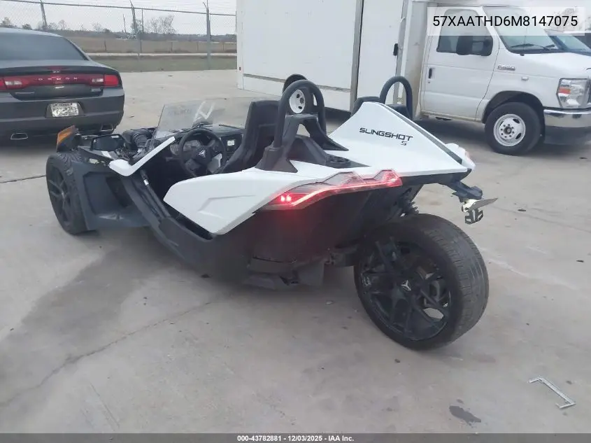 2021 Polaris Slingshot S With Technology Package VIN: 57XAATHD6M8147075 Lot: 43782881