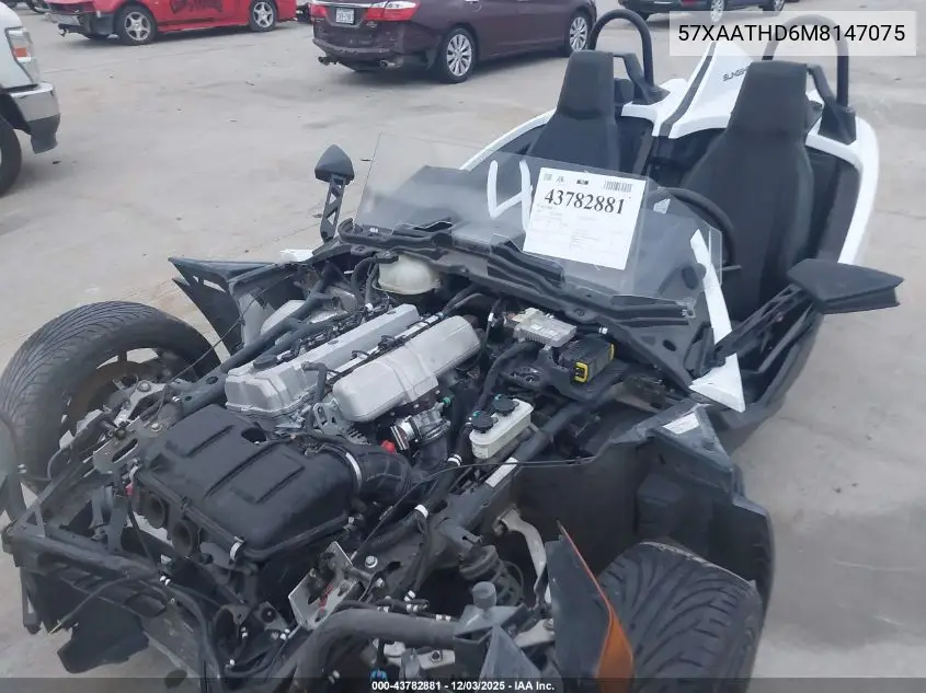 2021 Polaris Slingshot S With Technology Package VIN: 57XAATHD6M8147075 Lot: 43782881