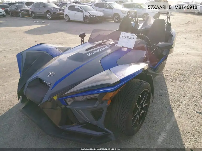 2021 Polaris Slingshot VIN: 57XAARHB1M8146918 Lot: 44499861