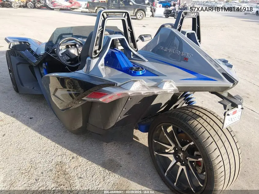 2021 Polaris Slingshot VIN: 57XAARHB1M8146918 Lot: 44499861