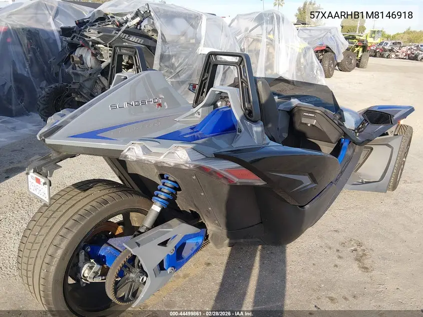 2021 Polaris Slingshot VIN: 57XAARHB1M8146918 Lot: 44499861