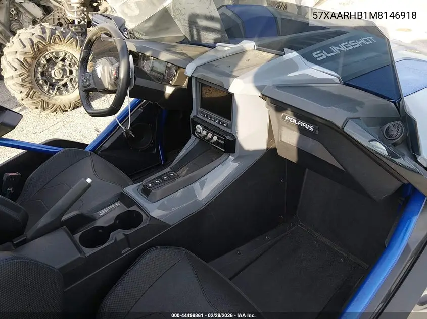 2021 Polaris Slingshot VIN: 57XAARHB1M8146918 Lot: 44499861