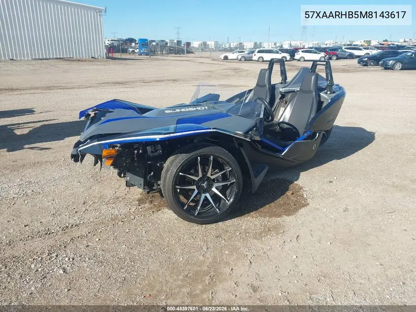 2021 Polaris Slingshot R/Le VIN: 57XAARHB5M8143617 Lot: 45397601