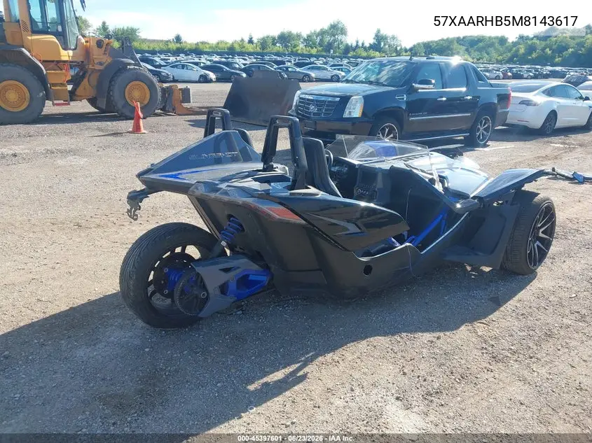 2021 Polaris Slingshot R/Le VIN: 57XAARHB5M8143617 Lot: 45397601