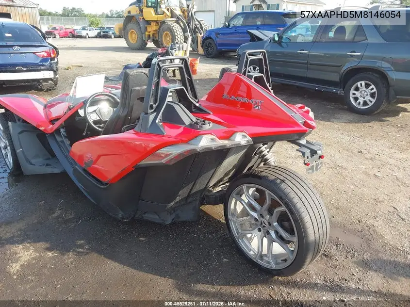 2021 Polaris Slingshot Sl VIN: 57XAAPHD5M8146054 Lot: 45529251