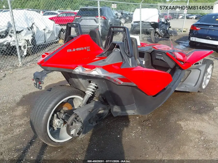 2021 Polaris Slingshot Sl VIN: 57XAAPHD5M8146054 Lot: 45529251