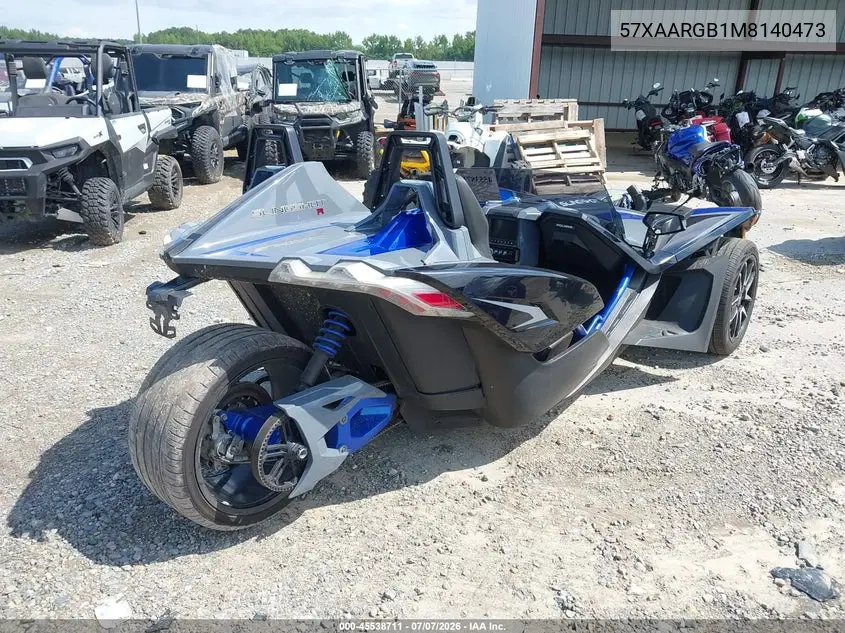2021 Polaris Slingshot VIN: 57XAARGB1M8140473 Lot: 45538711