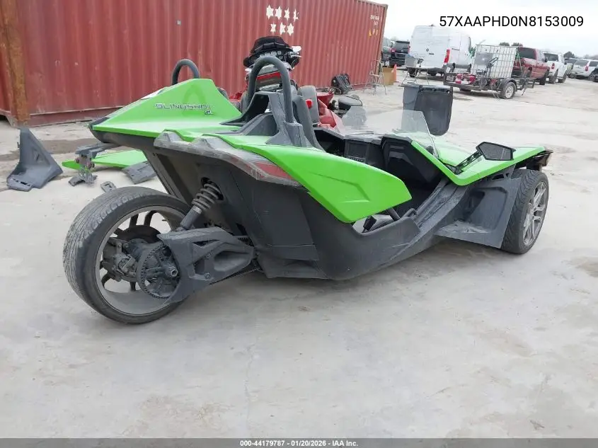 2022 Polaris Slingshot Sl VIN: 57XAAPHD0N8153009 Lot: 44179787
