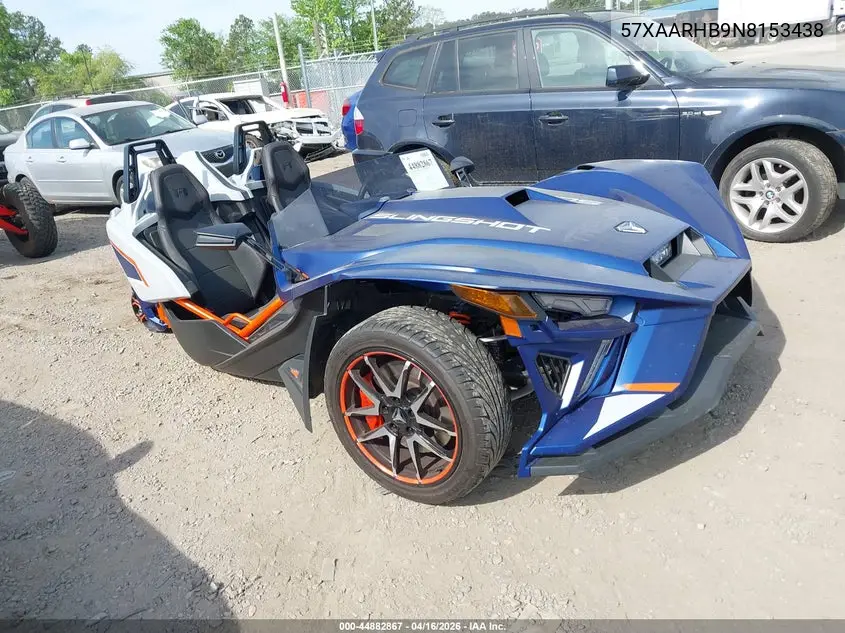2022 Polaris Slingshot VIN: 57XAARHB9N8153438 Lot: 44882867
