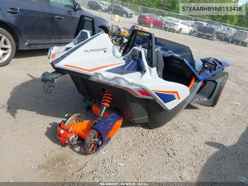 2022 Polaris Slingshot VIN: 57XAARHB9N8153438 Lot: 44882867
