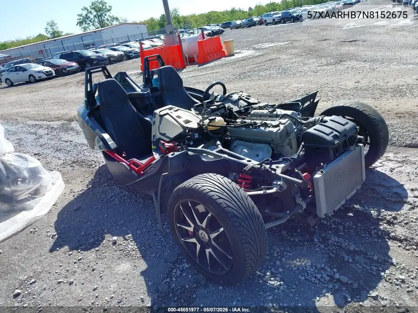 2022 Polaris Slingshot R VIN: 57XAARHB7N8152675 Lot: 45051977