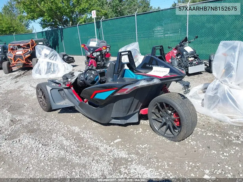 2022 Polaris Slingshot R VIN: 57XAARHB7N8152675 Lot: 45051977