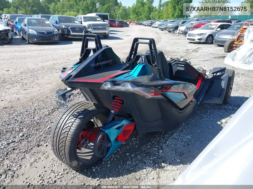 2022 Polaris Slingshot R VIN: 57XAARHB7N8152675 Lot: 45051977